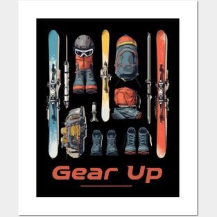 Ski Gear Design Posters and Art